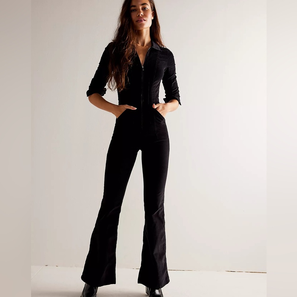 Free People Corduroy Jayde Jumpsuit